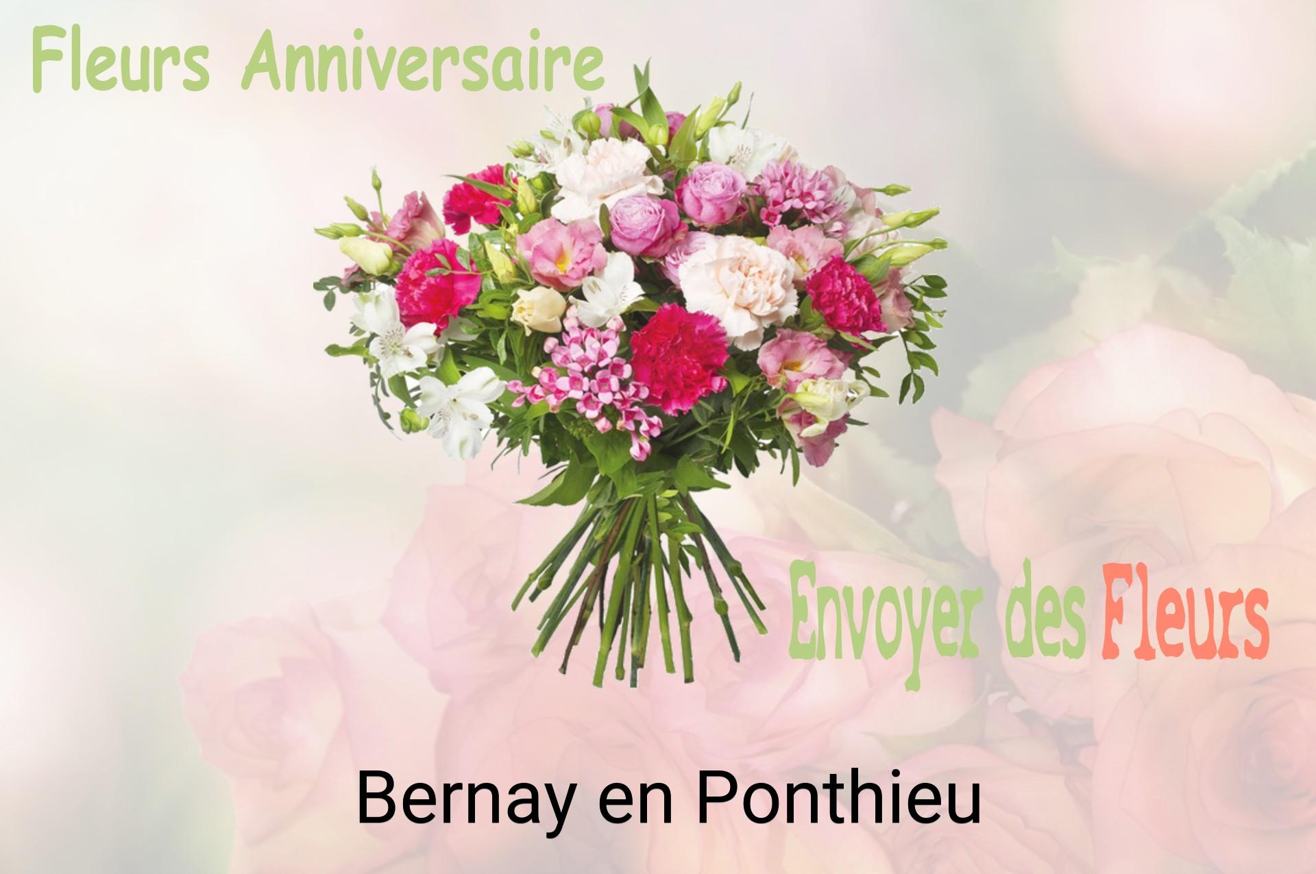 Bouquet de fleurs d’anniversaire livré à Bernay-en-Ponthieu